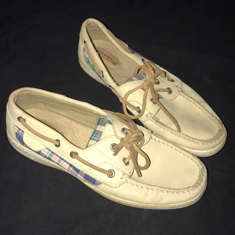 Women's Plaid Sperry Topsiders